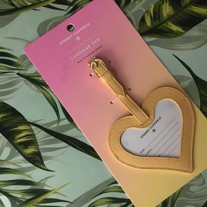 NWT Stoney Clover x Target Heart Shape Luggage Tag